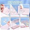 2 Sets Acrylic Earring Display Stands EDIS-PH0001-91-WH-4