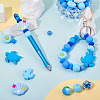 108Pcs Food Grade Eco-Friendly Silicone Beads SIL-TA0002-74-7