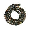 Natural Chrysocolla Beads Strands G-H062-A05-01-3