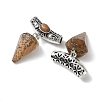 Natural Picture Jasper Pendants AL-CBA612E-11AS-2