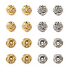 Craftdady 30 Pcs 2 Colors Brass Beads RB-CD0001-02-2