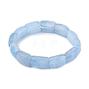 Natural Quartz Crystal Bead Stretch Bracelets for Women Men BJEW-C097-02A-22-2