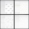 4 Bags 4 Styles Printed Transparent OPP Cellophane Storage Bags OPP-SP0001-07A-1