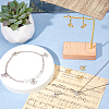 10Pcs 2 Colors Rack Plating Brass & Clear Cubic Zirconia Pendants KK-HS0001-11-5