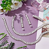  Double Rows Alloy Rhinestone Cup Chain FIND-NB0002-71-5