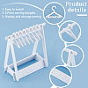 1 Set Coat Hanger Removable Acrylic Earring Displays EDIS-PH0001-92-4