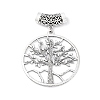 6Pcs 6 Styles Tibetan Style Alloy European Dangle Charms HJEW-FH00012-1