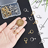 Unicraftale 40Pcs 2 Colors 304 Stainless Steel Leverback Earring Findings STAS-UN0046-30-4