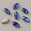 Horse Eye Shape Sew on Rhinestone FIND-WH0128-93C-03-2