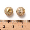 925 Sterling Silver Micro Pave Cubic Zirconia Beads LS-STER-H110-24C-01G-3