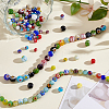 3 Styles Handmade Millefiori Glass Round Beads Strands LAMP-HY0001-16-2