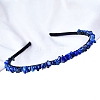 Lapis Lazuli with Metal Hair Bands PW-WG38918-05-1