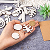 DIY Sublimation Blank Earring Making Kit DIY-SW0001-14-8