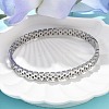 304 Stainless Steel Watch Band Bangles for Women BJEW-Z092-03P-3