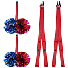 Polyester Pom Pom Holder Straps for Cheerleading Accessories AJEW-WH20018-07A-1