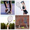 Gorgecraft 24Pcs 3 Colors Tennis Racket Handle Elastic Rubber Ring FIND-GF0004-51-5