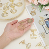 16Pcs Iron Name Card Holder AJEW-SP0004-67-3