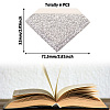 Glitter Imitation Leather Book Corner Protectors AJEW-TAC0038-03A-3