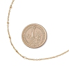 304 Stainless Steel Cable Chain Satellite Chain Necklaces for Women NJEW-JN05557-3