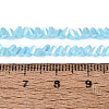 Electroplate Imitation Jade Glass Beads Strands EGLA-Q139-01A-B06-4