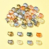 40Pcs 8 Colors Electroplate Glass Beads FIND-FS0002-80-7