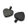 Ion Plating(IP) Fashionable 304 Stainless Steel Stamping Blank Tag Pendants STAS-J002B-01B-2