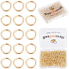 6 Bags Brass Open Jump Rings KK-BBC0027-73-1