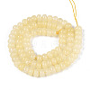 Dyed Natural White Jade Beads Strands G-T139-59A-15-2
