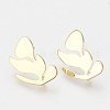 Brass Stud Earring Findings KK-T027-64G-1