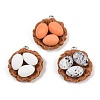 Opaque Resin Pendants RE-CBA19D0-02-1