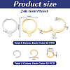 100Pcs 304 Stainless Steel Leverback Earring Findings STAS-PH0007-03-2