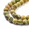 Natural Verdite Stone Beads Strands G-C242-03A-4