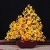 Synthetic Citrine Tree Ornaments TREE-PW0002-02D-1-1