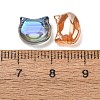 Electroplate Glass Beads GL-CBA1F09-05-3