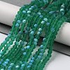 Transparent Glass Beads Strands EGLA-A044-T2mm-MB18-2