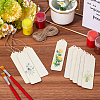 DIY Wood Bookmarks Making Kits WOOD-SP0001-21B-4