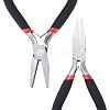 Carbon Steel Flat Nose Pliers for Jewelry Making Supplies P019Y-3