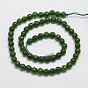 Natural Malaysia Jade Bead Strands G-A147-6mm-A08-2