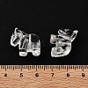 Chinese Zodiac Natural Quartz Crystal Carved Beads G-D300-01F-4