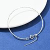 Brass Bangles for Women BJEW-G751-01S-1