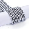 Electroplate Glass Beads Strands EGLA-K014-A-FP07-2