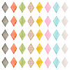 80Pcs 8 Colors Dyed Natural Freshwater Shell Beads SHEL-TA0001-26-3