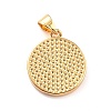 Brass Enamel Pendants KK-P209-03G-02-RS-4