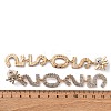 Brass Rhinestone Stud Earrings LS-EJEW-Q012-02G-3