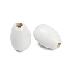 Spray Painted Wood European Beads WOOD-F017-10F-2