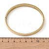 304 Stainless Steel Micro Pave Clear Cubic Zirconia Bangles for Women BJEW-B161-01G-5