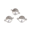 304 Stainless Steel Connector Charms STAS-B108-02P-02-1