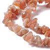 Natural Sunstone Chip Bead Strands G-M205-67-5