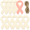 Unfinished Blank MDF Pendants Set for Painting Arts WOOD-WH20008-13D-1