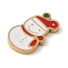 Christmas Theme Ion Plating(IP) 304 Stainless Steel Enamel Pendants STAS-Z083-07G-09-2